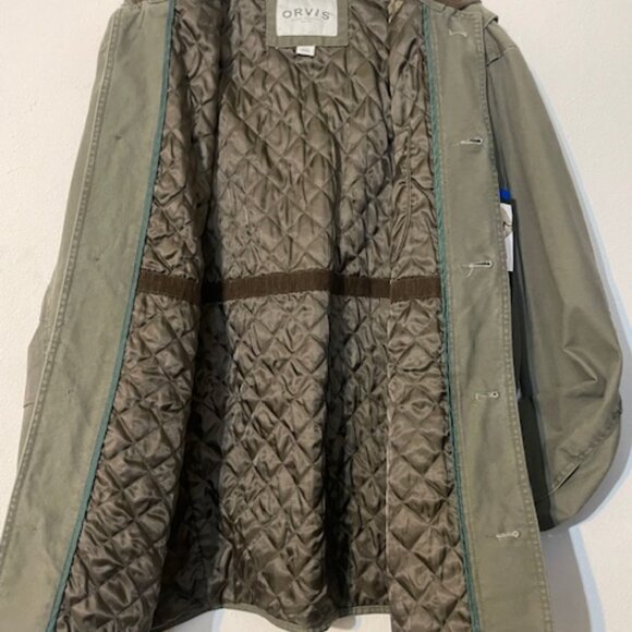 Brand New Orvis Barn Jacket, Classic Collection, Quilted Lining, Green, Size L - Picture 2 of 5